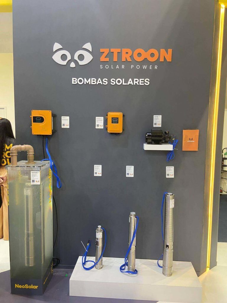 Bombas solares ZTROON na InterSolar 2023