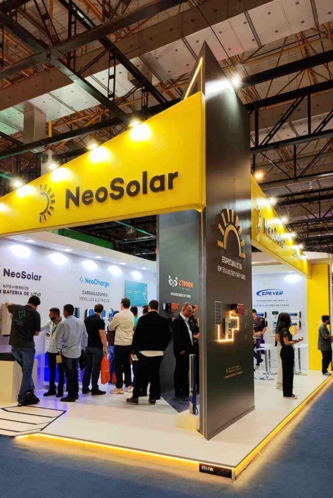 Estande da NeoSolar na InterSolar 2023