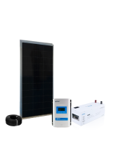 Kit Energia Solar Off Grid - 680Wp 100Ah/24V Lítio