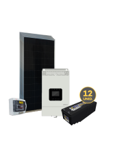 Kit Energia Solar Off Grid c/ Inv-car - 3,51kWp 660Ah 48/220V (29559)