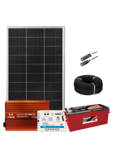  Kit Energia Solar para Starlink - 06h/dia (até 640 Wh/dia) - Chumbo (25129)