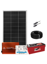  Kit Energia Solar para Starlink - 06h/dia (até 640 Wh/dia) - Chumbo (25130)