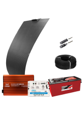  Kit Energia Solar para Starlink - 06h/dia (até 800 Wh/dia) - Chumbo (23702)