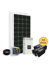 Kit de Energia Solar Nobreak c/ Inv-car - 3,05kWp 220Ah 48/220V (24758)