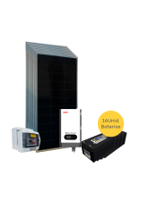 Kit de Energia Solar Off Grid c/ Inv-car - 4,96kWp 220Ah 48/220V