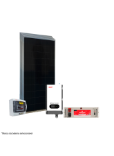 Kit de Energia Solar Off Grid c/ Inv-car - 2,48kWp 100Ah 48/220V