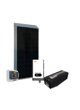 Kit de Energia Solar Off Grid c/ Inv-car - 2,48kWp 220Ah 48/220V