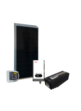 Kit Energia Solar Off Grid c/ Inv-car - 1,76kWp 220Ah 48/110V (29564)