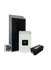 Kit Energia Solar Off Grid c/ Inv-car - 3,51kWp 220Ah 24/220V (29575)