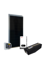 Kit Energia Solar Off Grid c/ Inv-car - 1,76kWp 660Ah 24/220V (29582)