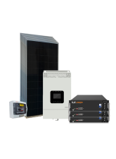 Kit Energia Solar Off Grid c/ Inv-car - 3,51kWp 300Ah 48/220V Lítio (29608)