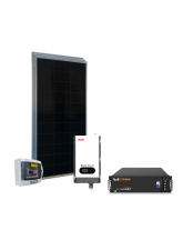 Kit Energia Solar Off Grid c/ Inv-car - 1,76kWp 100Ah 48/220V Lítio (29628)