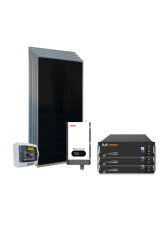 Kit Energia Solar Off Grid c/ Inv-car - 3,51kWp 300Ah 48/220V Lítio (29636)