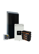 Kit Energia Solar Off Grid c/ Inv-car - 2,34kWp 315Ah 24/220V Lítio (29648)