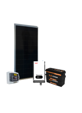 Kit Energia Solar Off Grid c/ Inv-car - 1,17kWp 210Ah 24/220V Lítio (29662)