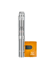 Bomba Solar Centrífuga ZTROON 4" - 45m ou 75m³/dia | 4ZTLR15-45-96-750 - com Driver