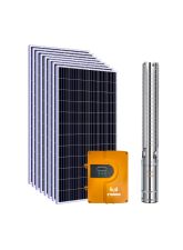 Kit Bomba Solar Híbrida ZTROON - 4ZTSC6-255-200-2200-A/D - até 255m ou 30.000L/dia