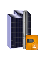 Kit Bomba Solar Híbrida ZTROON - 4ZTLR11.5-100-200-1500-A/D - até 100m ou 69.000 L/dia (23761)