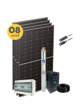 Kit Solar c/ Bomba EBARA 2CV 220V - GS500 2.2G-2SB - 4.96kWp