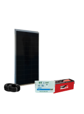 Kit Energia Solar Off Grid - 320Wp 150Ah/12V