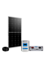 Kit Energia Solar Off Grid - 610Wp 100Ah/24V Lítio
