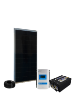 Kit Energia Solar Off Grid - 680Wp 220Ah/24V
