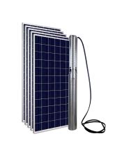 Kit Bomba Solar PRO Samking 2HP 4" 4SP2-13 CC/CA STD - até 130m ou 25.200 L/dia