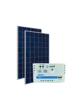 Kit Energia Solar Fotovoltaica 120Wp - até 390Wh/dia