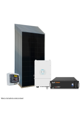 Kit Energia Solar On Grid Híbrido - 5,58kWp 4,8kWh Lítio 48V (26662)