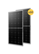 Kit com 10 Painéis Solares Fotovoltaico 225W - LONGi