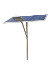 Poste Solar ZTROON ZTL4-30 - 4 metros - Luminária LED 30W - 175Im/W