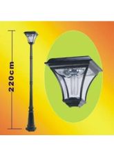 Poste Solar - 29 LED 180 Lumens - GL012