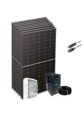 Kit Solar p/ Bomba (CA) até 2.2CV 400V - Apollo GS500 2.2G - 4.96kWp