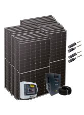 Kit Solar p/ Bomba (CA) até 7.5CV 380V - Apollo GS500 7.5G - 16.12kWp