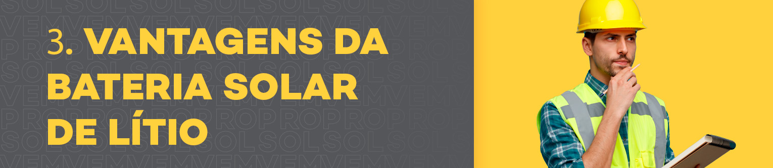 Vantagens da bateria