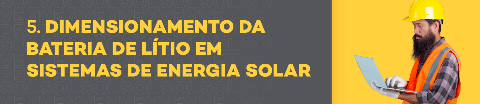 dimensionamento da bateria