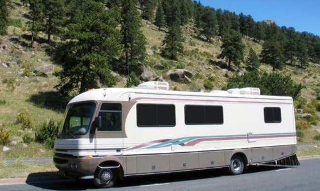 Motorhome na estrada