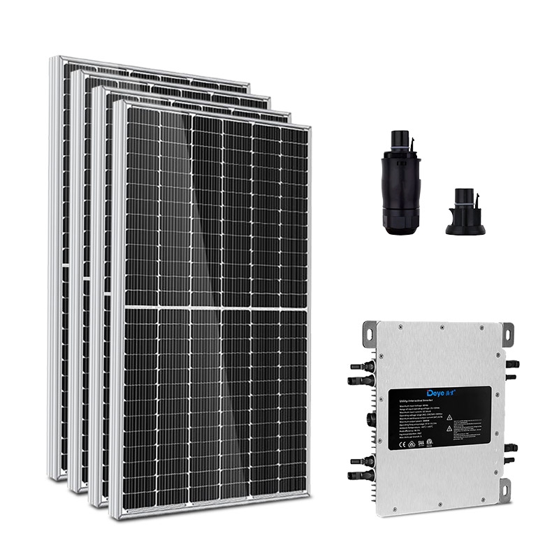 Kit Gerador Energia Solar Placa Leapton com Microinversor Deye Kit Gerador Energia Solar Placa Leapton com Microinversor Deye