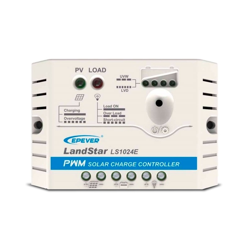 Controlador de Carga Solar PWM Landstar LS1024E Controlador de Carga Solar PWM Landstar LS1024E