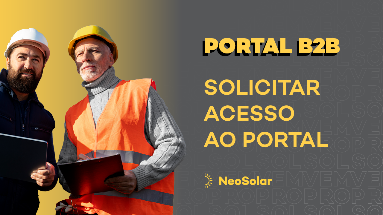 Thumbnail do vídeo: O QUE É O PORTAL B2B NeoSolar?