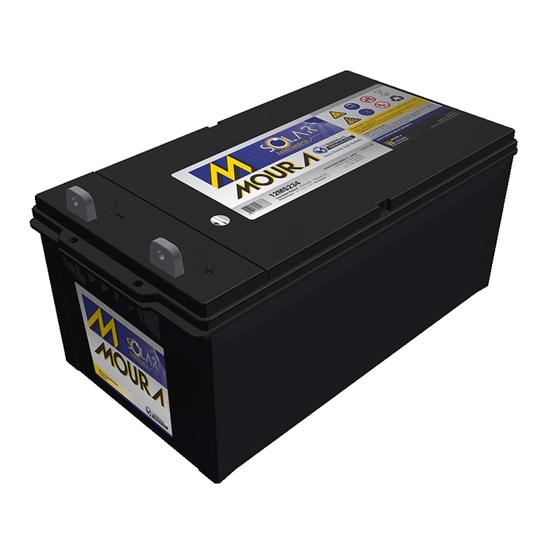Bateria Estacion&aacute;ria Solar Moura MS - 220Ah