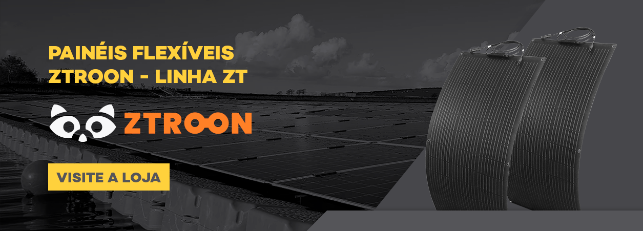 Painel Solar Flexível Ztroon Placa Solar Flexível Ztroon